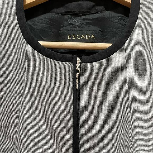 Escada x Zegna Trofeo Virgin Wool Patterned Evening Jacket Size‎ 38 - Picture 4 of 13